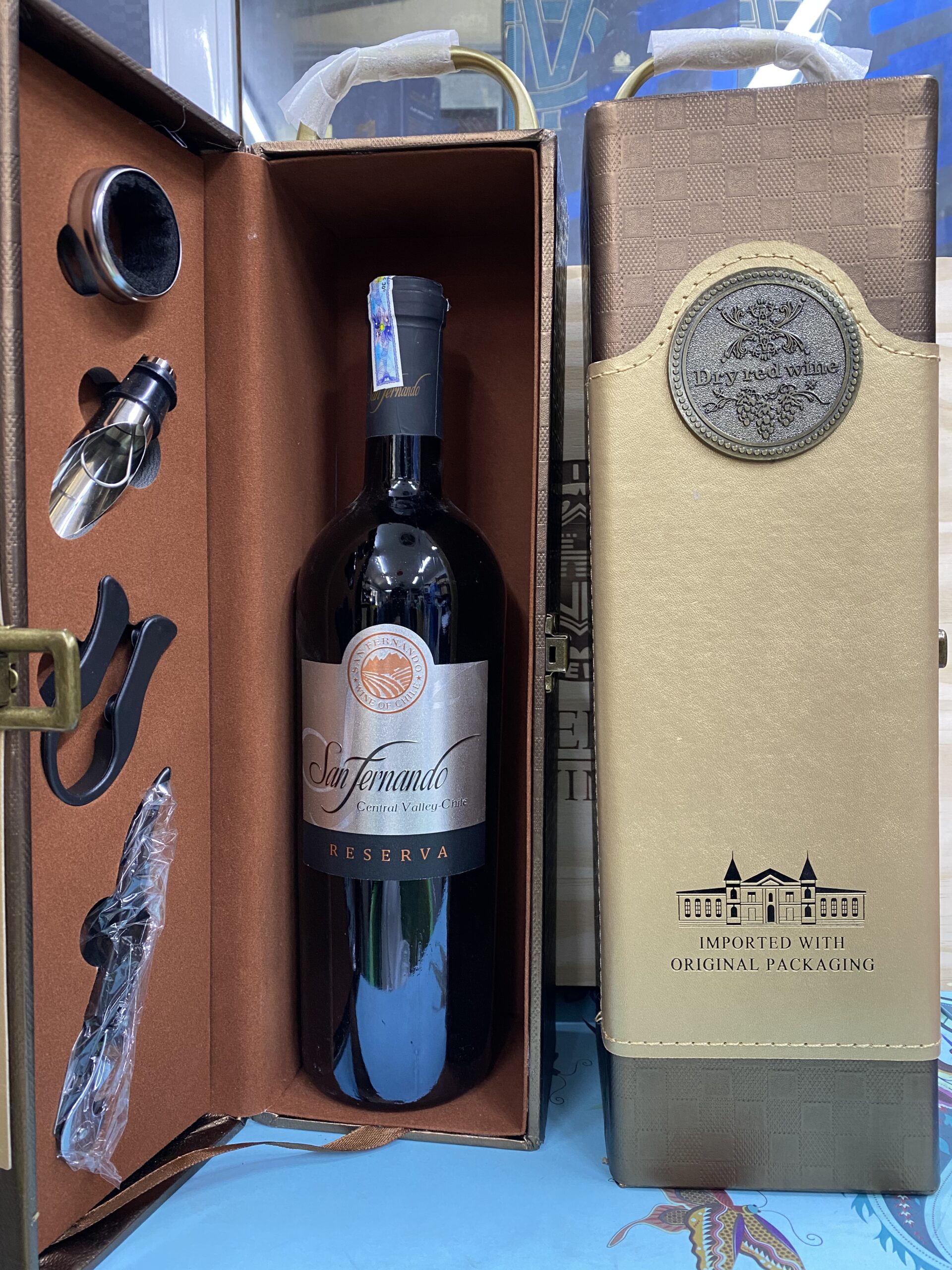 Bộ quà biếu vang Chile San