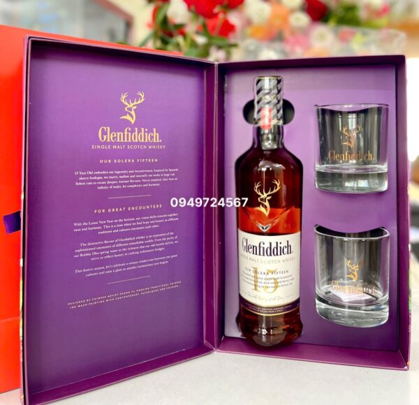 Rượu Glenfiddich 15 Hộp quà