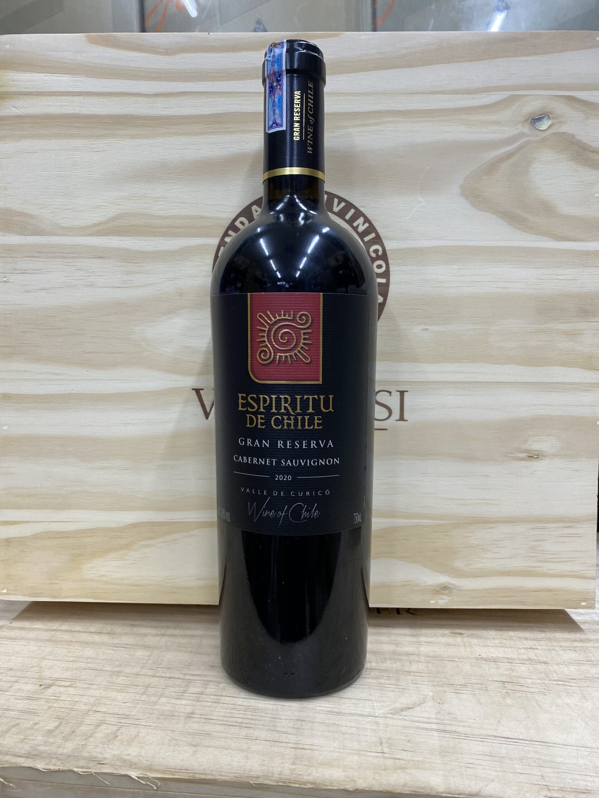 Rượu Vang Chile mặt trời Espiritu Gran