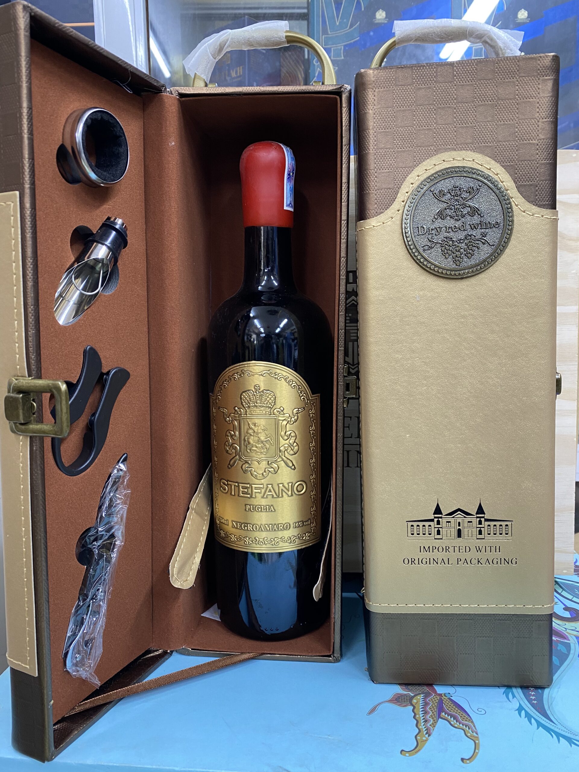 Bộ quà biếu vang Ý Stefano