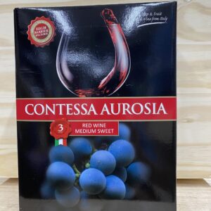 Rượu Vang Bịch Ngọt Contessa aurosia 3 Lít