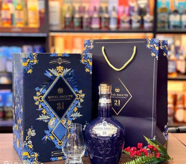 Set rượu Royal Salute (Chivas 21) Hộp quà biếu 2025