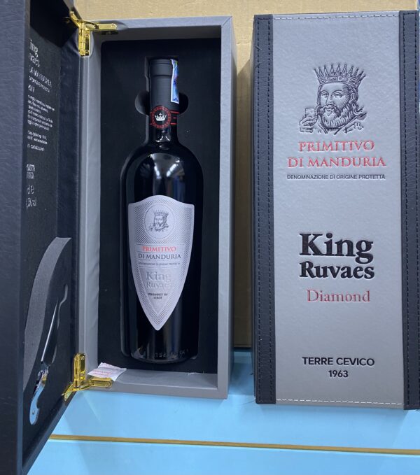 Rượu Vang Ý Diamond Kim cương hộp quà