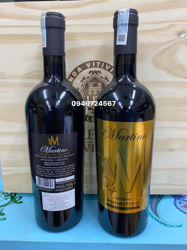 Rượu Vang Ý Chữ M Cao Cấp18