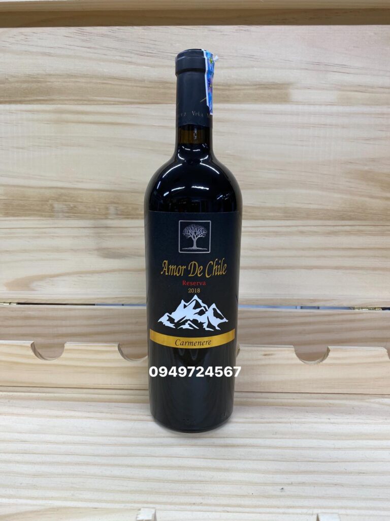 Rượu Vang Amor De Chile Reserva ( Carmenere )