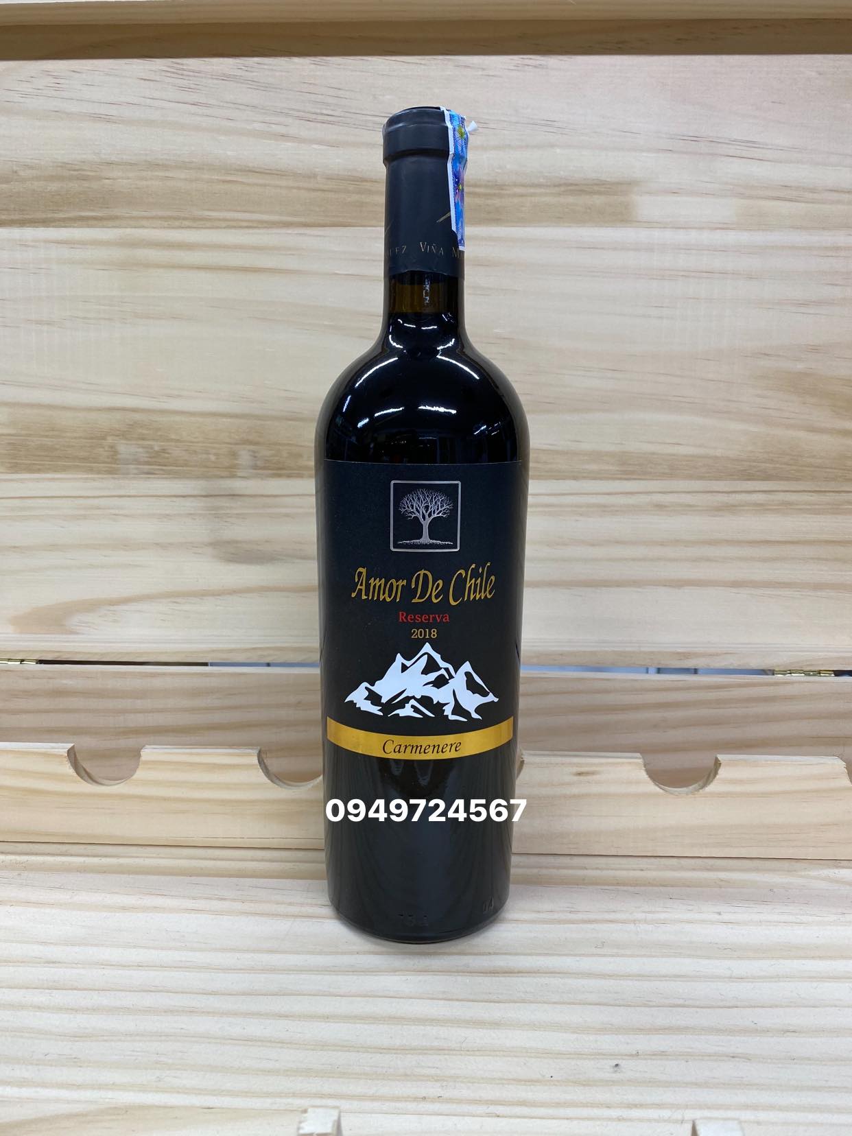 Rượu Vang Amor De Chile Reserva ( Carmenere ) - Hình ảnh 1