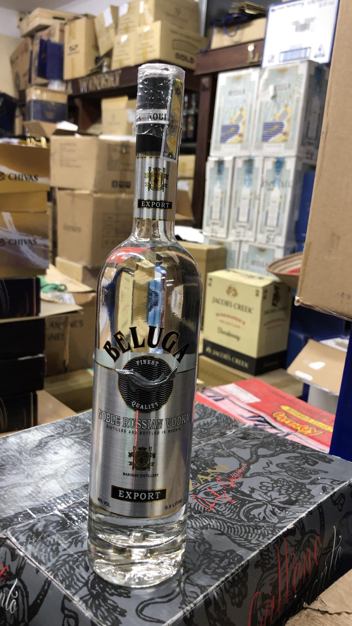 Rượu Vodka Beluga 700ml - Hình ảnh 1