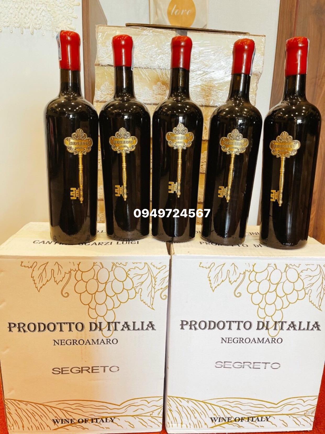 Rượu Vang Segreto Puglia ( Vang Chìa Khoá )