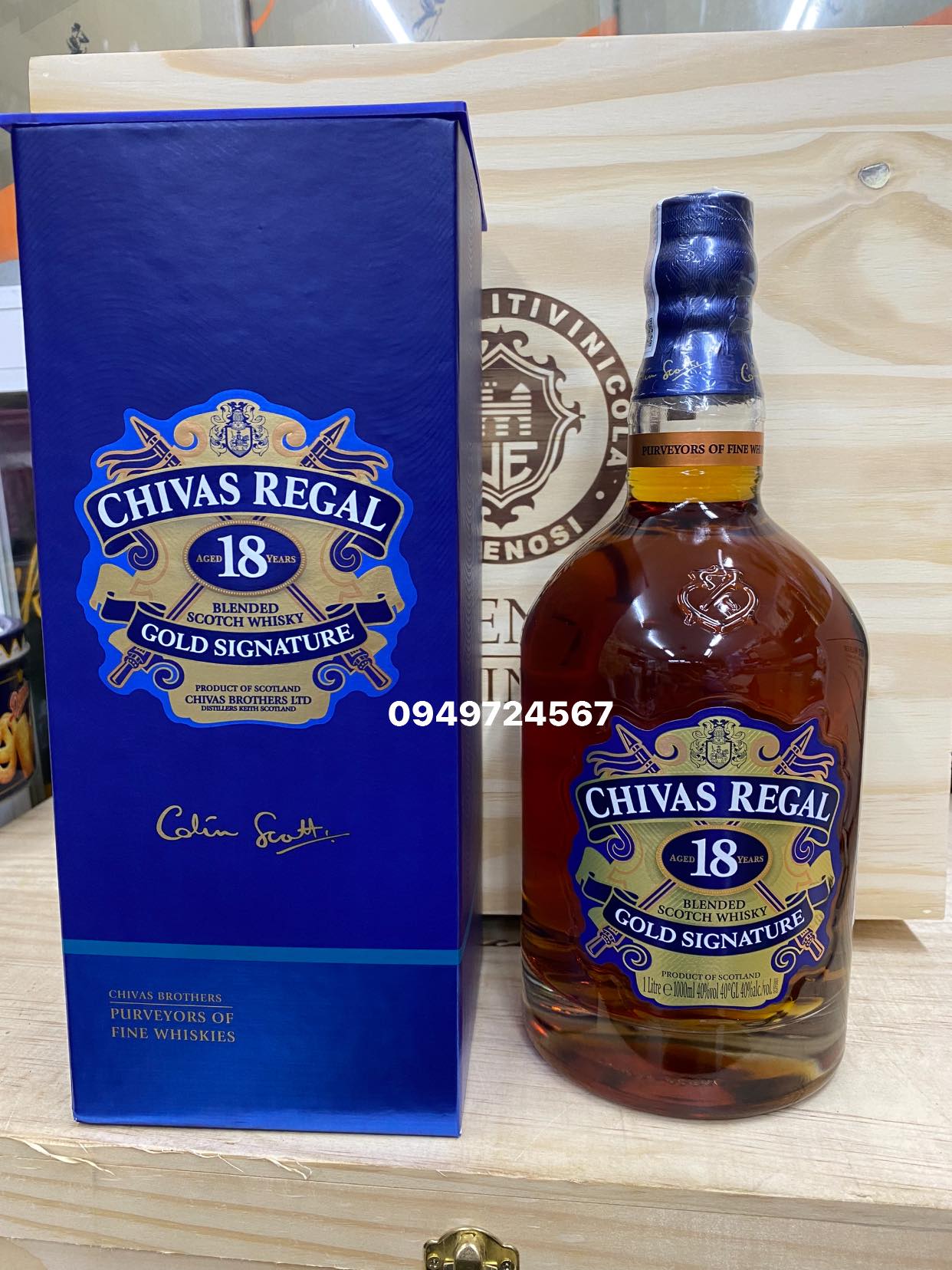 Rượu Chivas Regal Gold 18 1000ml