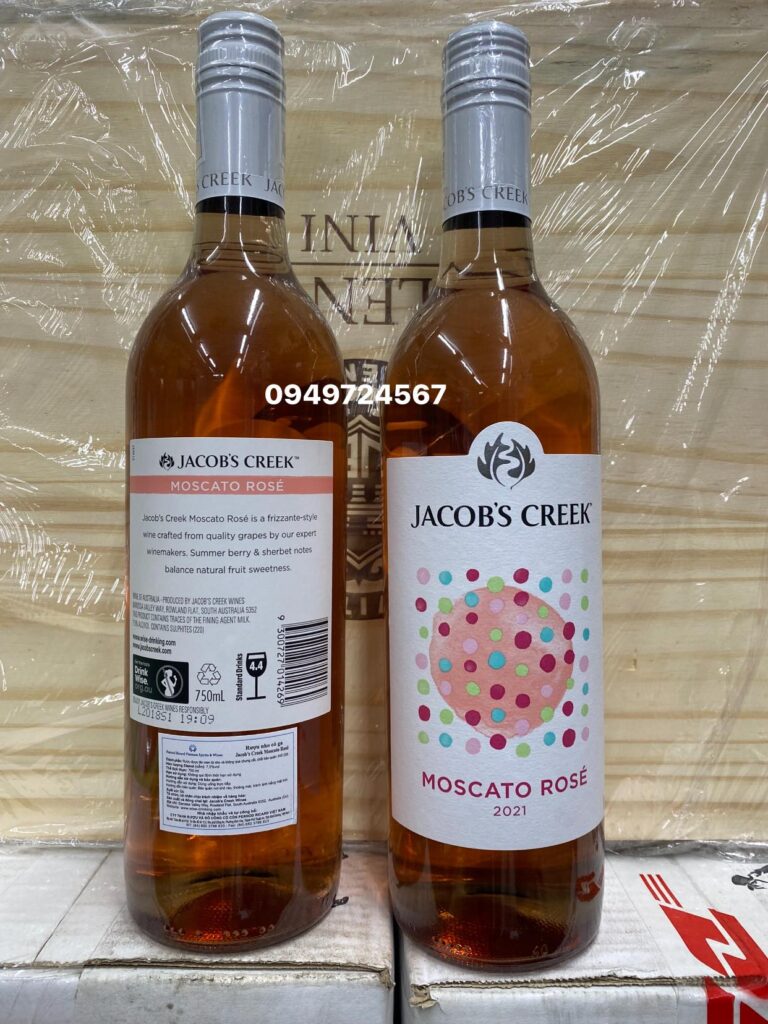 Rượu Vang Úc Jacob's Creek Moscato Rose