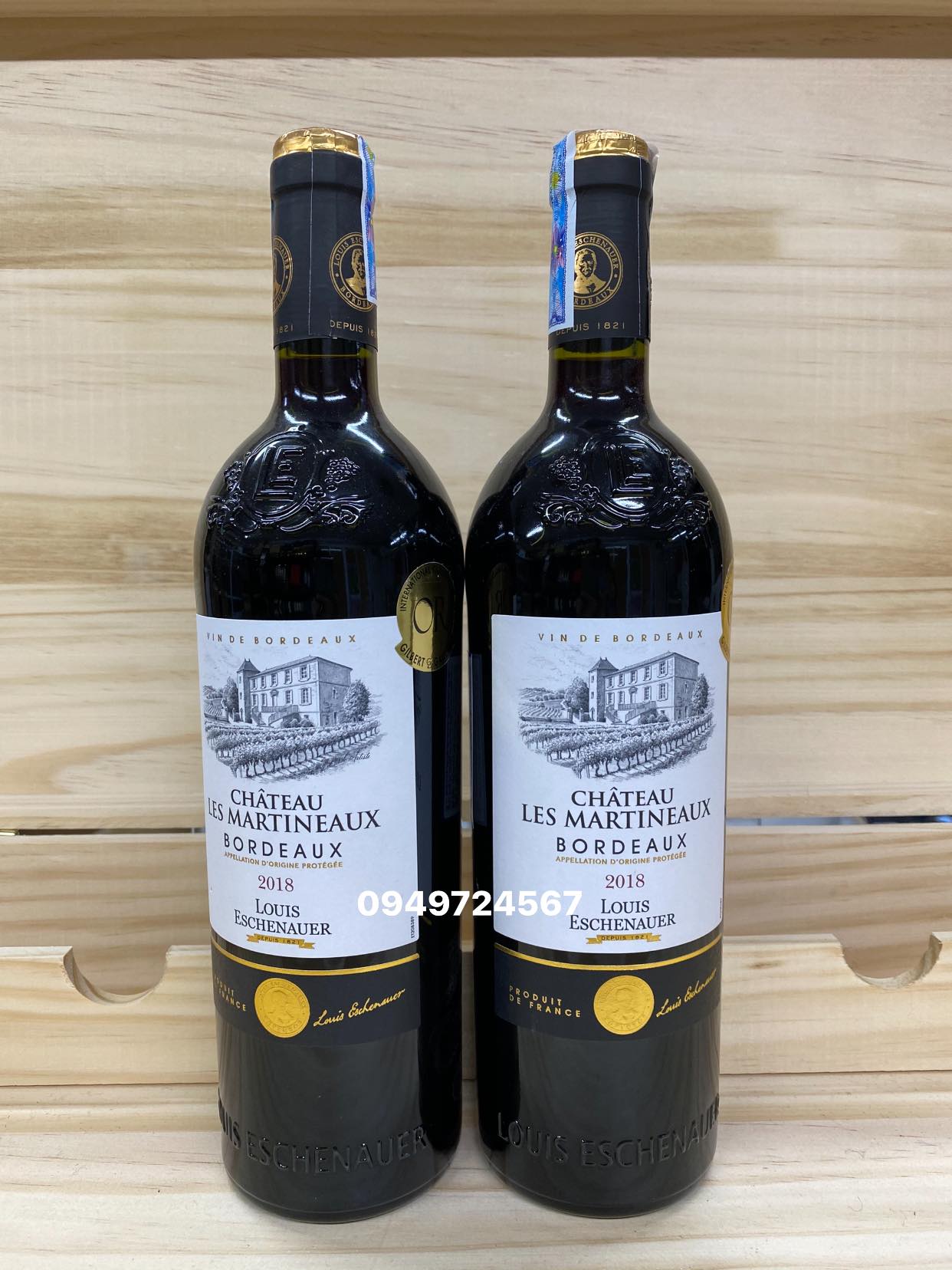 Rượu Vang Pháp Louis Les martineaux - Hình ảnh 1