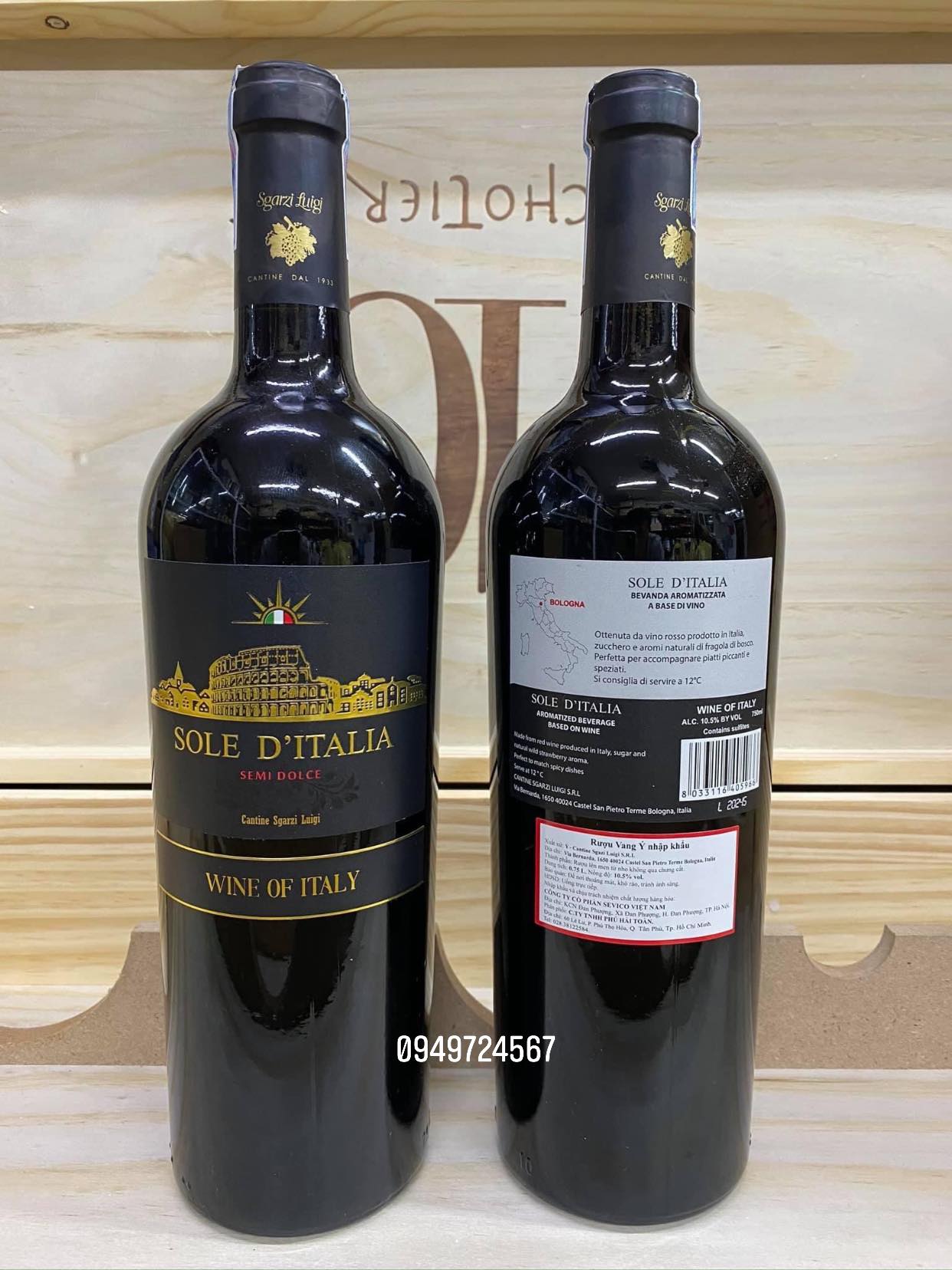 Rượu Vang Sole Ngọt - Hình ảnh 1