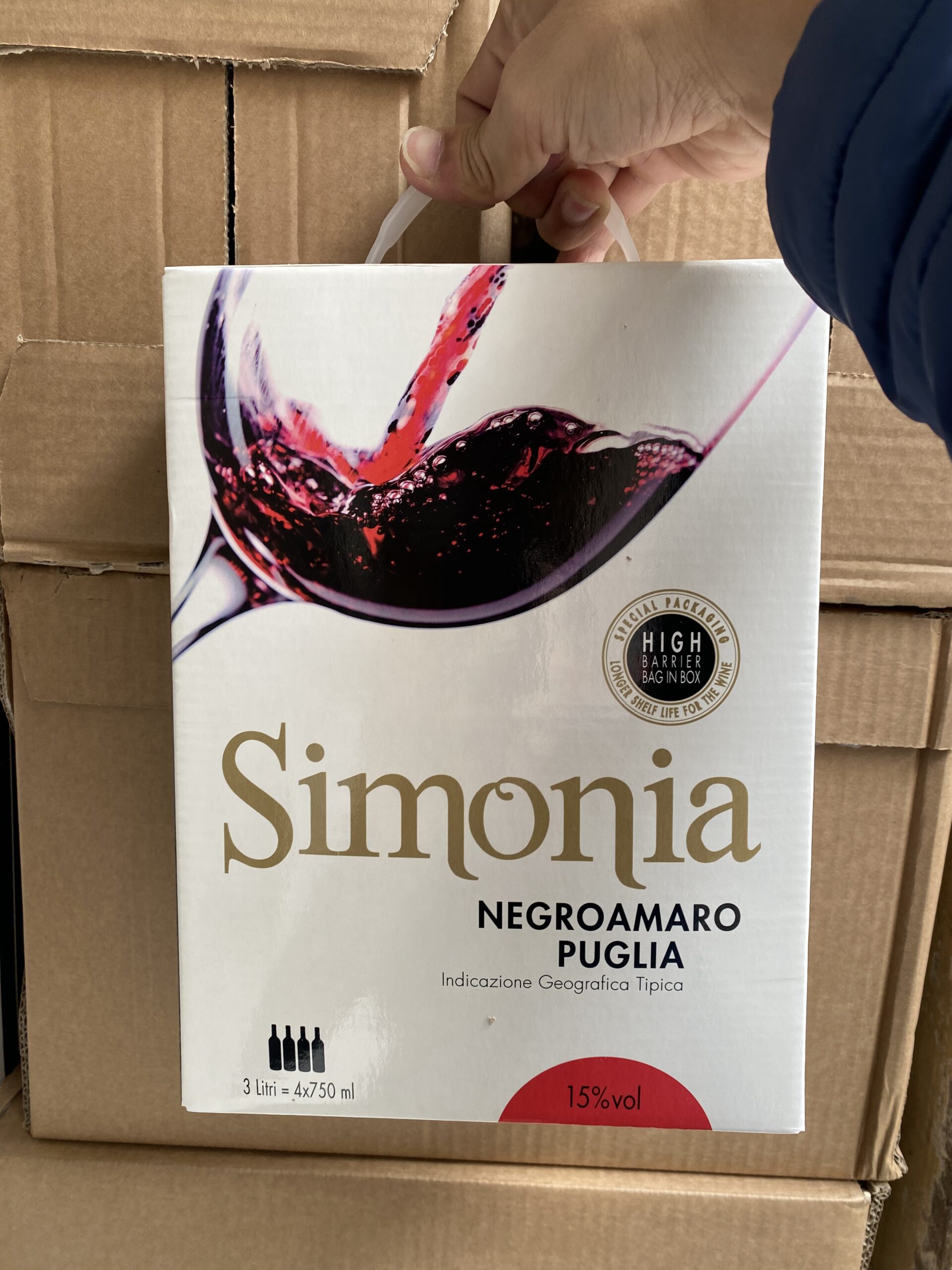 Vang bịch Simonia 3 Lít