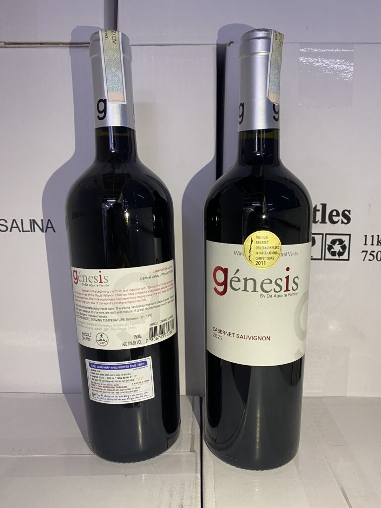 Rượu vang Chile génesis