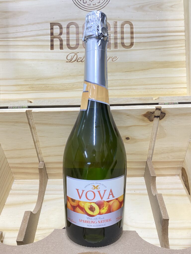 Rượu Vova Sparkling nổ 0 độ cồn ( Vị Đào )