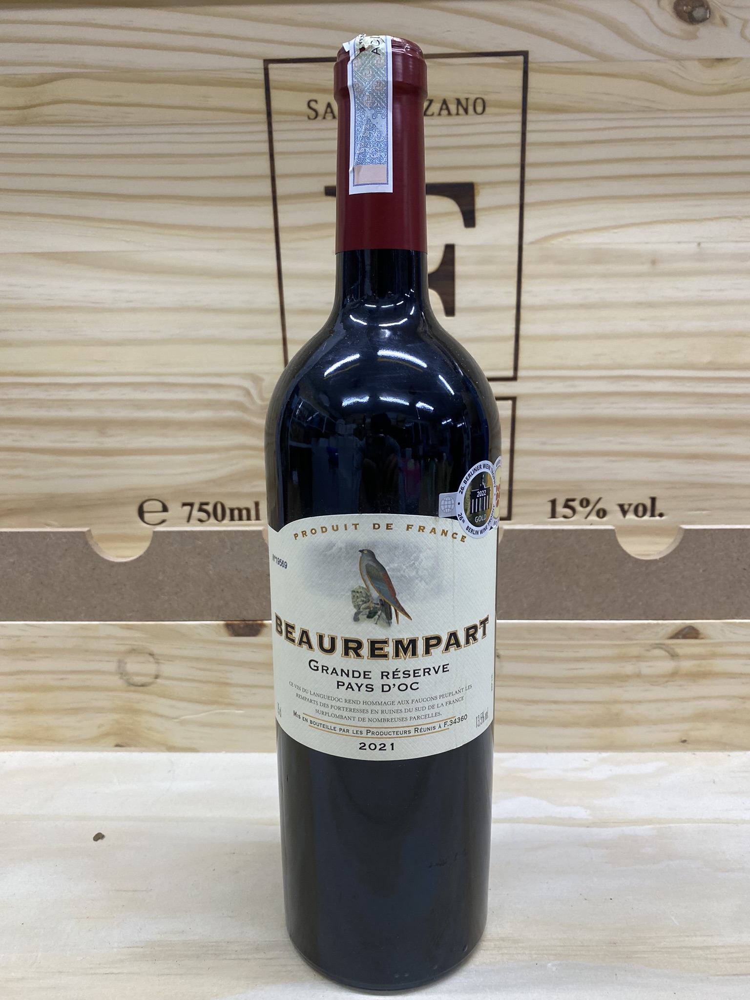 Rượu Vang Pháp Beaurampart con chim