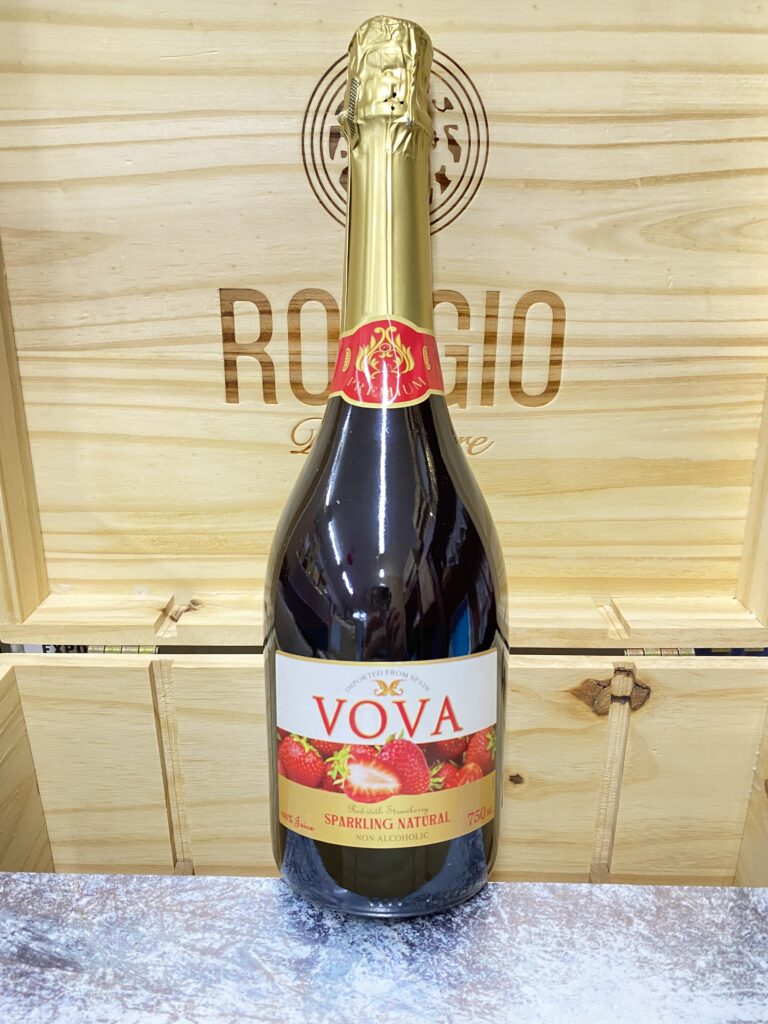 Rượu Vova Sparkling 0 nồng độ cồn ( Vị Dâu )