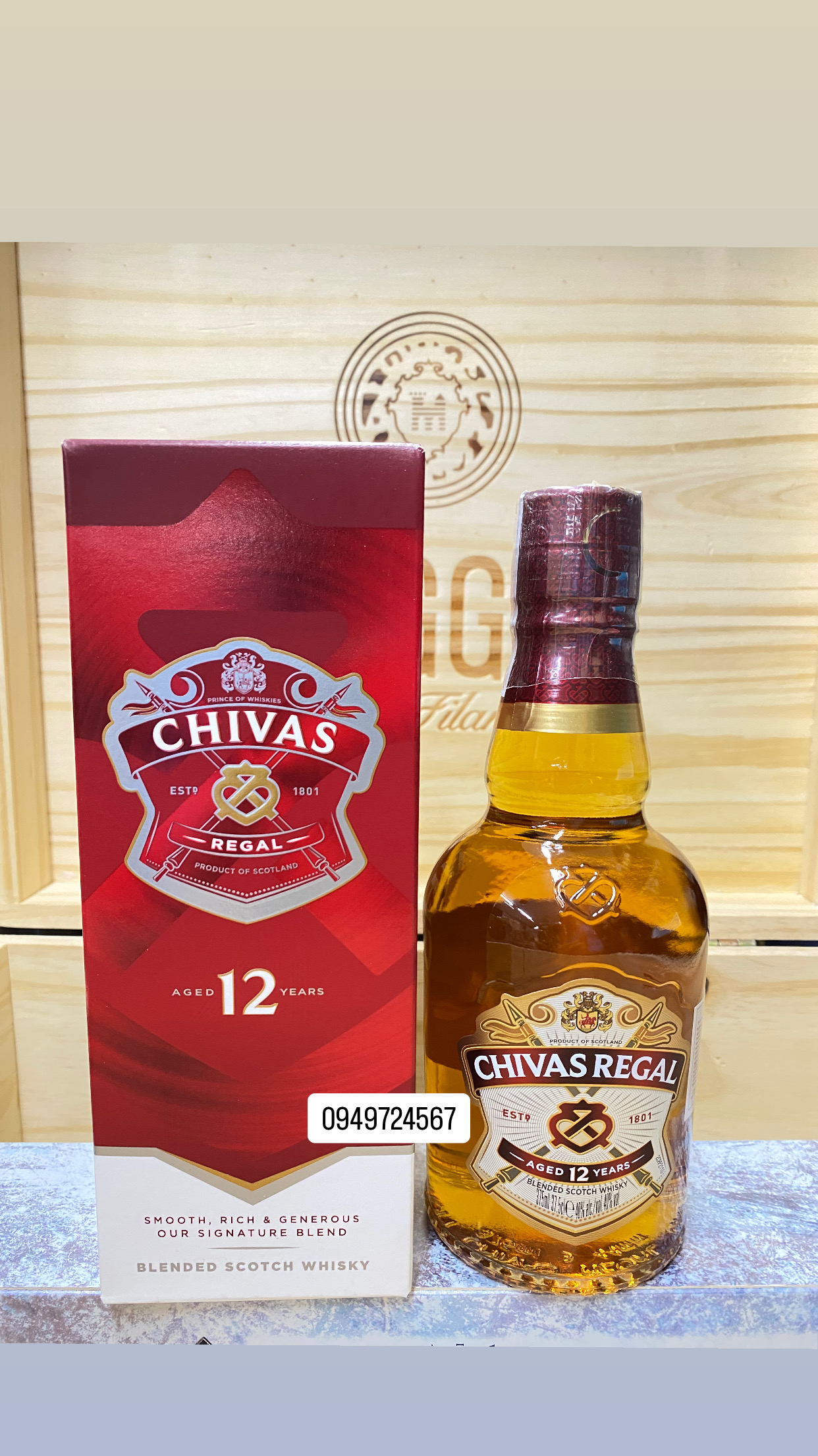 Rượu Chivas 12 375ml