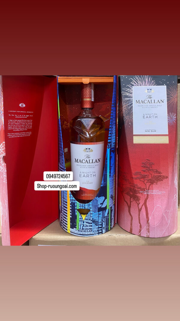 Rượu The Macallan Earth hộp quà biếu