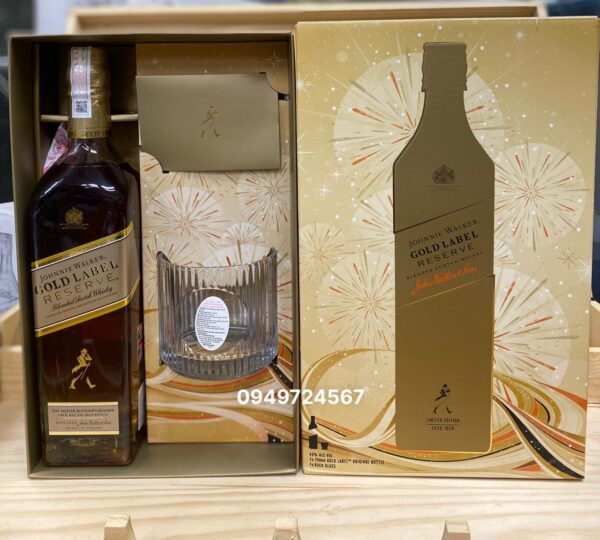 Rượu Johnnie Walker Gold Hộp quà biếu 2025
