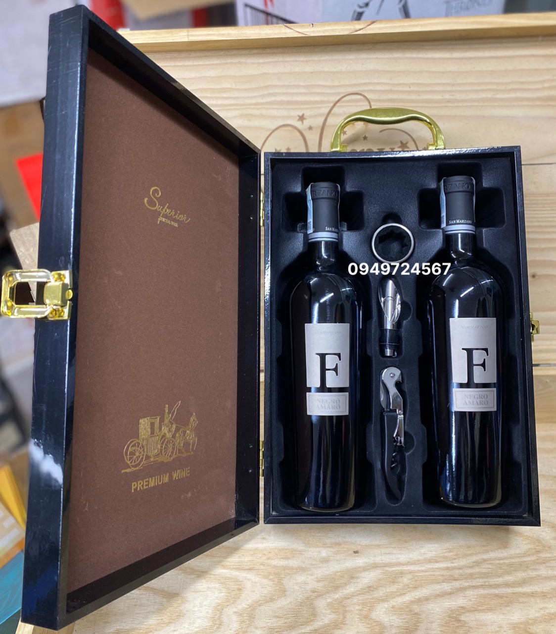 Rượu Vang F Negro Amaro quà biếu