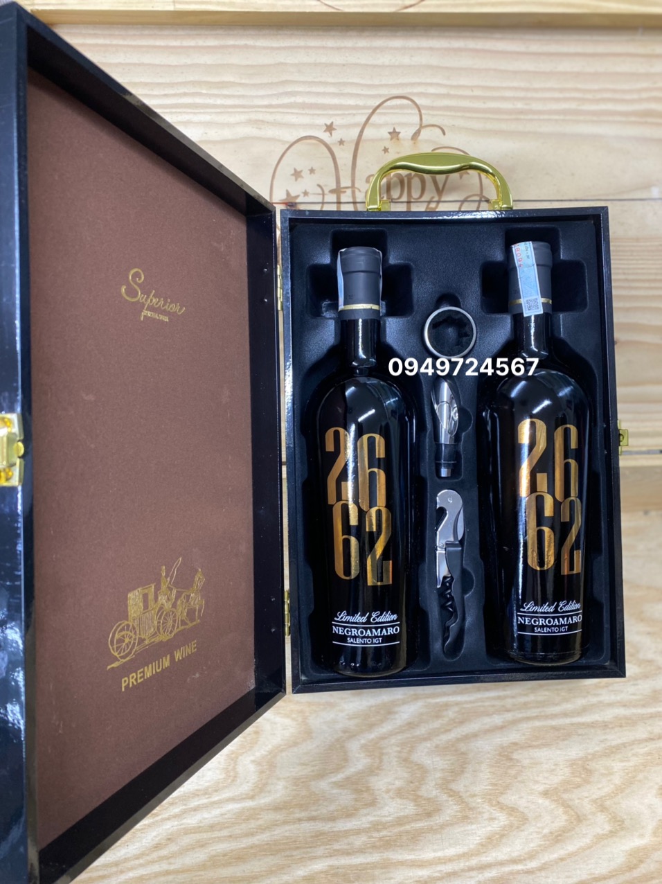 Rượu Vang 2662 quà biếu