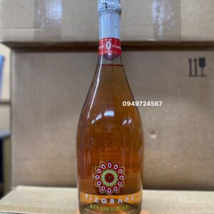 Rượu Vang nổ 0 độ Fizgrape vị đào và dâu