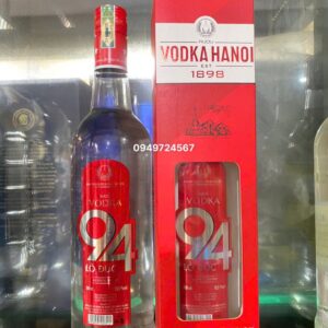 Rượu Vodka Hà Nội 94 Lò Đúc 19,5% kèm vỏ hộp ( Halico )