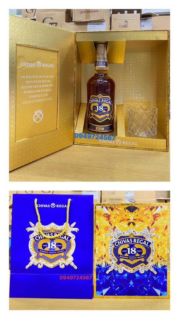 Set Rượu Chivas Regal Gold Signature 18 Quà Biếu 2026