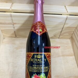 Rượu Vang Sparkling Royalty 0 nồng độ cồn ( Vị Quả Dâu Tây )