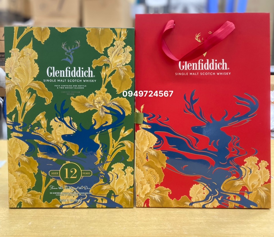 Rượu Glenfiddich 12 Hộp Quà Biếu Mới Nhất 2027