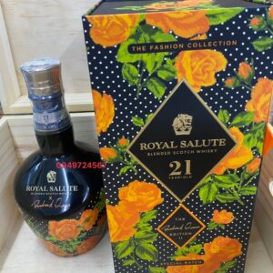 Rượu Royal Salute (Chivas 21 ) Fashion Collection x Richard Quinn  ( Limited Edition )