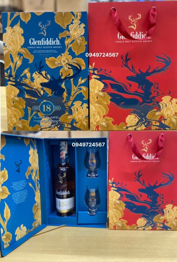 Set Rượu Glenfiddich 18 Quà biếu 2026