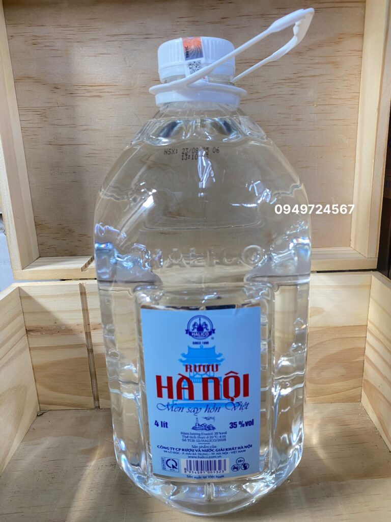 Rượu Can Hà Nội 4 Lít 35% ( Vodka Hà Nội )