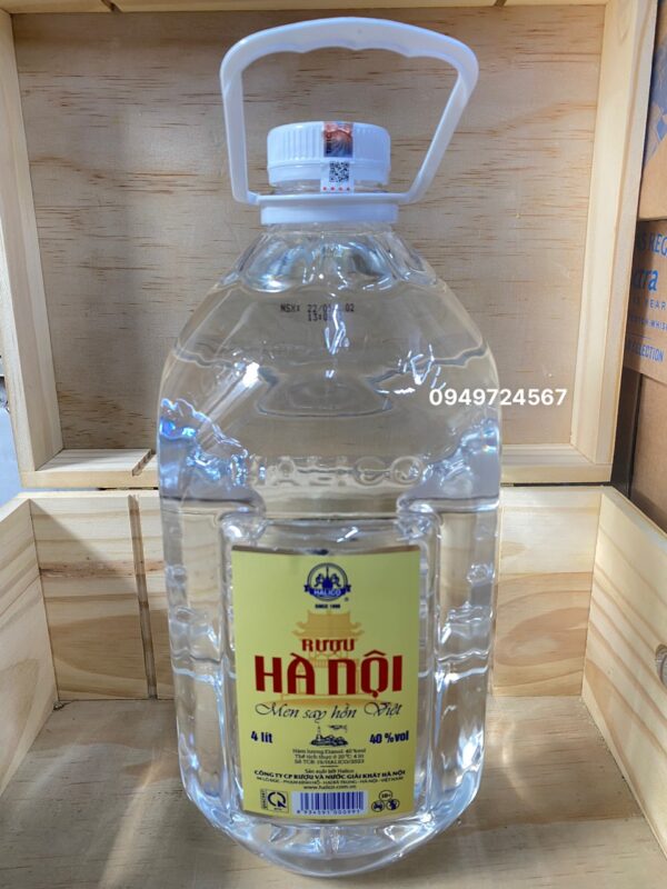 Rượu Can 4 Lít 40% ( Vodka Hà Nội )
