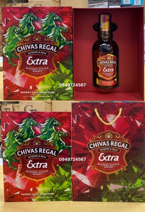 Set Rượu Chivas Regal Extra(Chivas 13 )Quà biếu 2026( NEW)