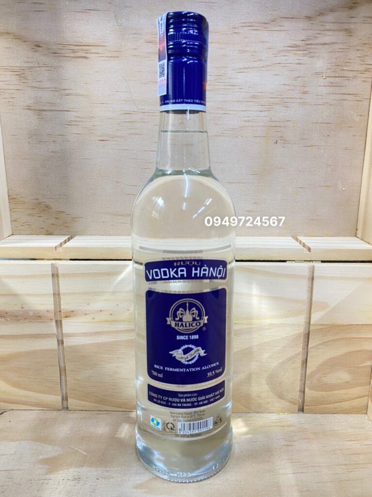 Rượu Vodka Hà Nội 700ml 39,5% ( Halico )