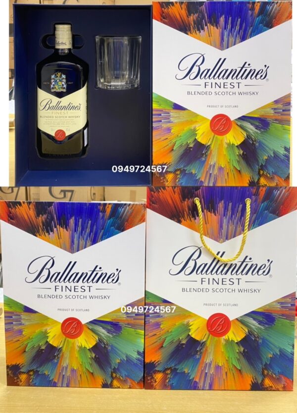 Set Rượu Ballantines Finest Quà Biếu 2026 NEW