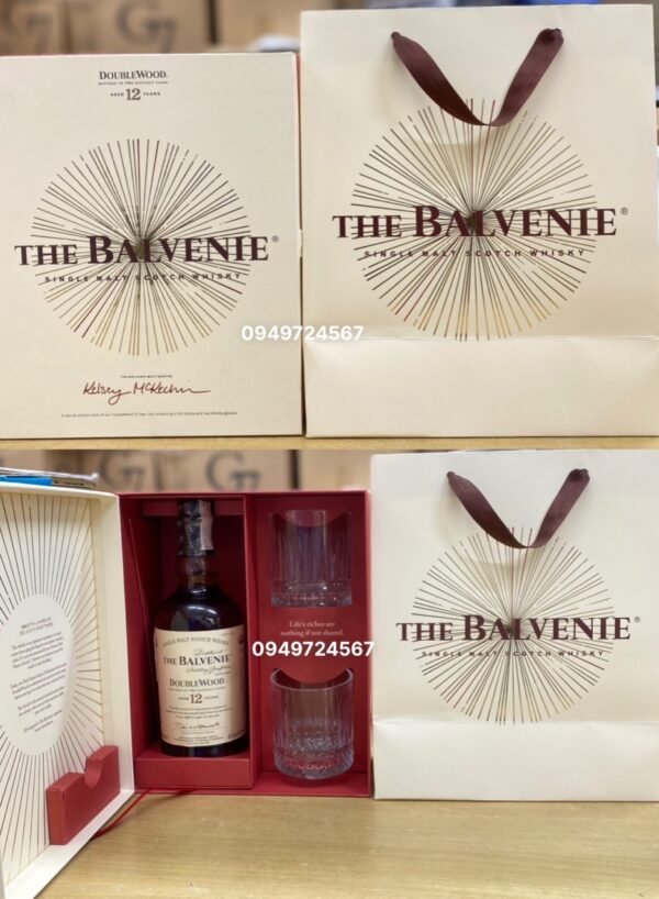 Set rượu The Balvenie 12 hộp quà biếu 2026