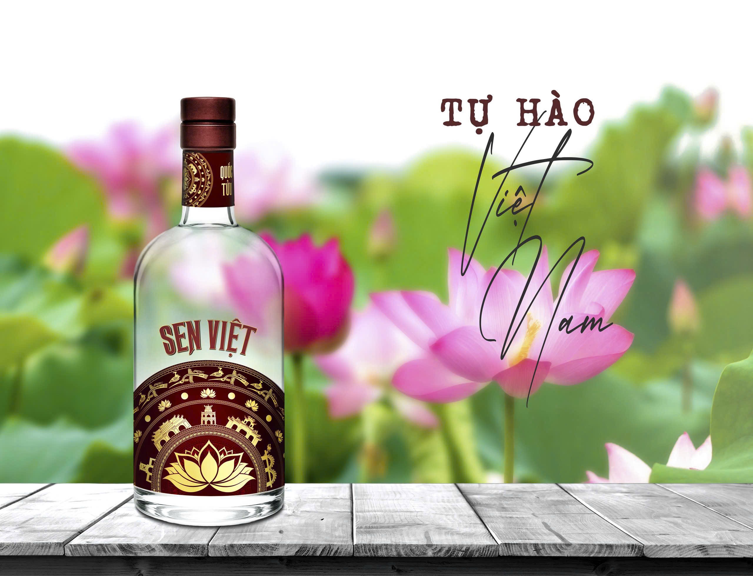 Rượu Sen Việt 500ml – 26% ( Vodka Hà Nội )