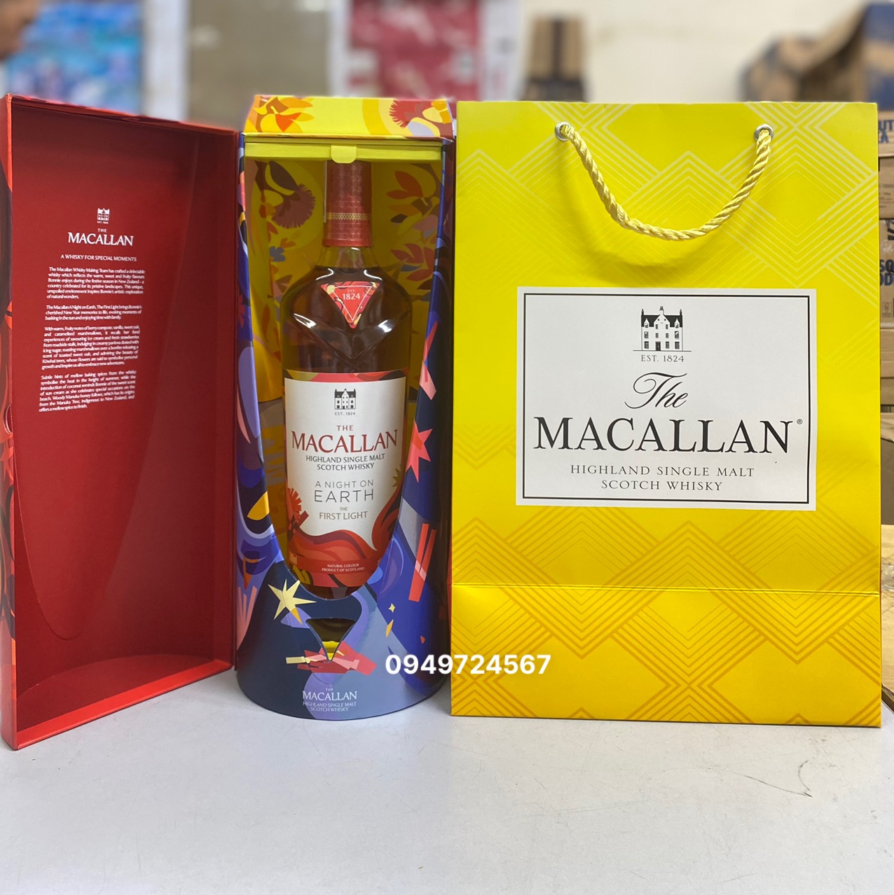 Rượu Macallan Earth phiên bản First Light Quà Biếu 2027